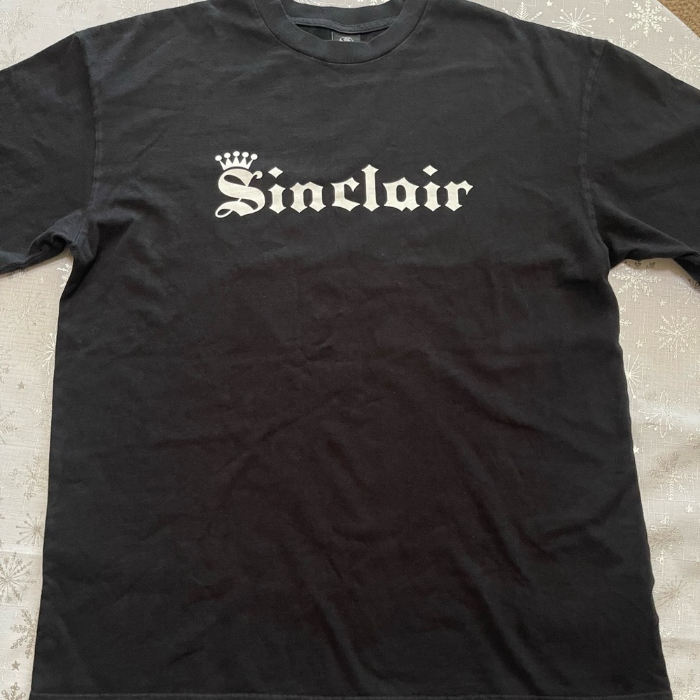 Black Oversized Small Short Sleeve Tee